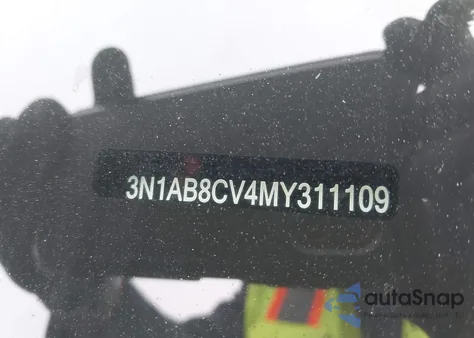 2021 Nissan Sentra Sv Xtronic Cvt из США, поврежденный, VIN 3N1AB8CV4MY311109